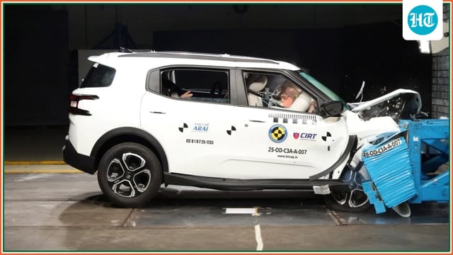 Citroen C3 Aircross scored a 5-star rating in Bharat NCAP crash tests, highlighting its strong build and advanced safety features