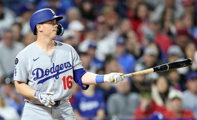 For the first time since he went on the injured list over two weeks ago, there is reason to be optimistic about Dodgers catcher Will Smith’s availability for the start of the postseason. (Photo by Emilee Chinn/Getty Images)
