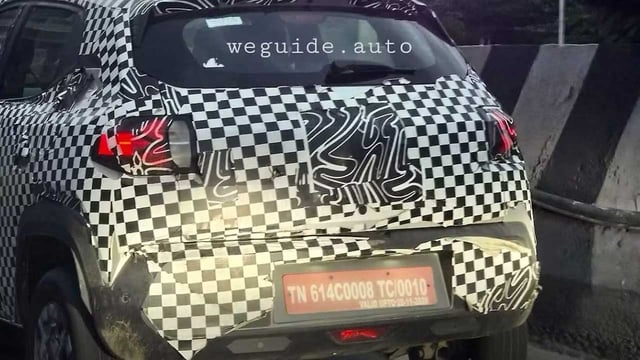Renault Kwid Facelift Interiors, Exteriors Spied