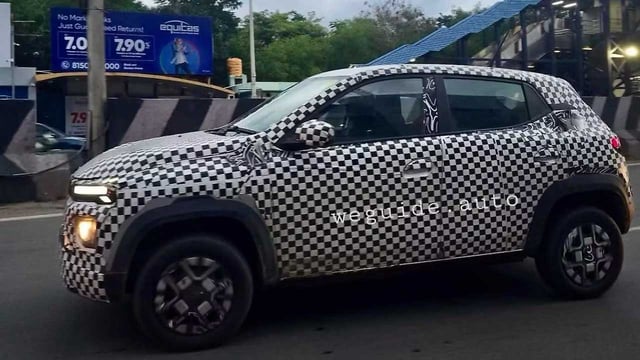 Renault Kwid Facelift Interiors, Exteriors Spied