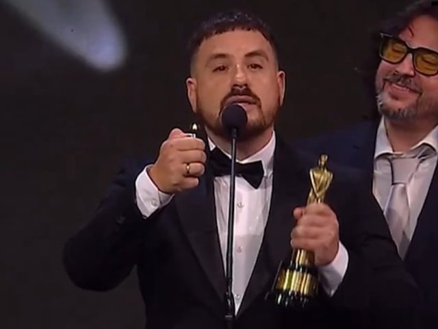 Fede Bal, en los Martín Fierro 2025. Captura TV.