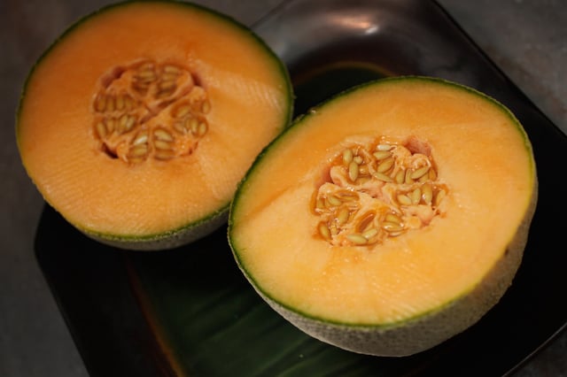 MIAMI, FL - SEPTEMBER 29:  In this photo illustration a cantaloupe is seen sliced open on September 29, 2011 in Miami, Florida. The Centers for Disease Control and Prevention reported that cantaloupe from Jensen Farms of Holly, Colorado have the bacterium listeria and so far, the outbreak has sickened more than 70 people, and killed up to 16, in 18 states.  (Photo Illustration by Joe Raedle/Getty Images)