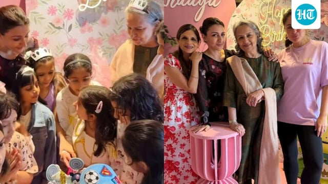 Inside Inaaya's 8th birthday bash with Kareena Kapoor, Sharmila Tagore and Saba Pataudi in attendance.