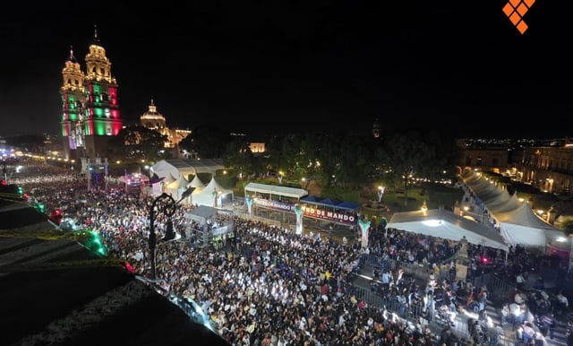 Vibró Noche Moreliana con más de 50 mil personas en concierto