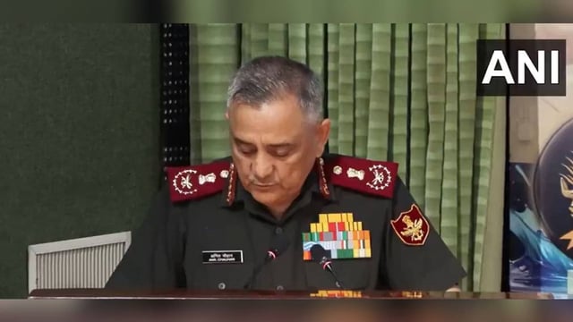 Chief of Defence Staff General Anil Chauhan addresses the 100th Raising Day of the Military Nursing Service (MNS) at the Manekshaw Centre, Delhi Cantt., on Tuesday. | Image: ANI