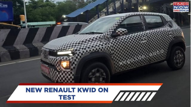 Renault Kwid Test Mule