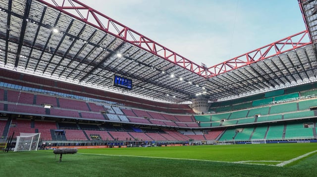Das Giuseppe-Meazza-Stadion in Mailand