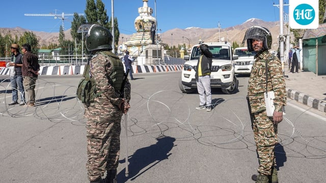 Visuals showed empty streets, minimal vehicle movement, and a heavy presence of security personnel. 
