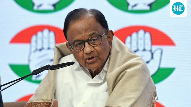 Senior Congress P. Chidambaram.