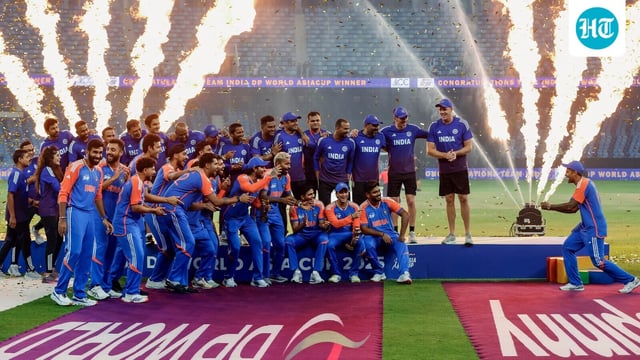India won the Asia Cup after beating Pakistan by five wickets in the final. 