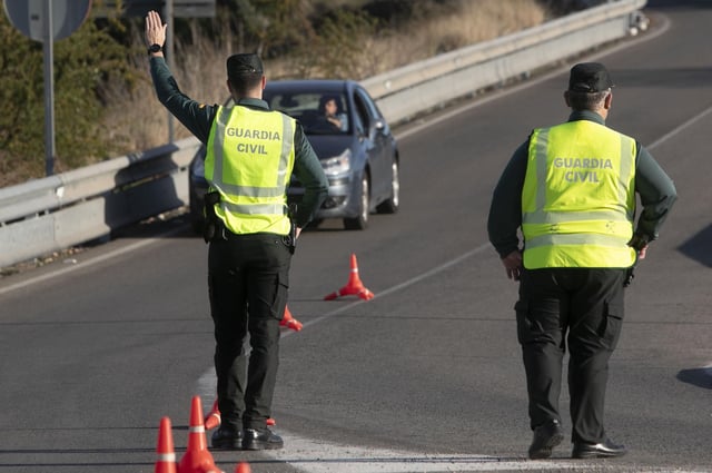 Un control de la Guardia Civil en una imagen de archivo.