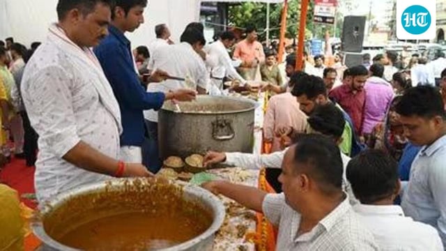 The couple also undertook to organise a bhandar for poor children of the area in Shiv Mandir at Radheypuri on two occasions. (Representative file photo)