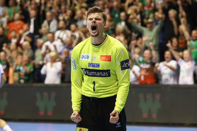 Magdeburgs Torhüter Sergey Hernández jubelt – auch nach dem Halbfinale der Klub-WM?