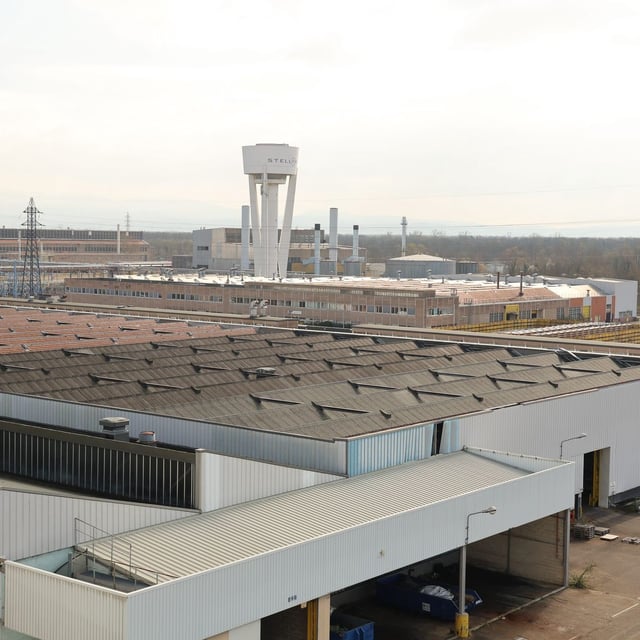 L'usine automobile Stellantis de Mulhouse (Haut-Rhin), le 28 mars 2025.