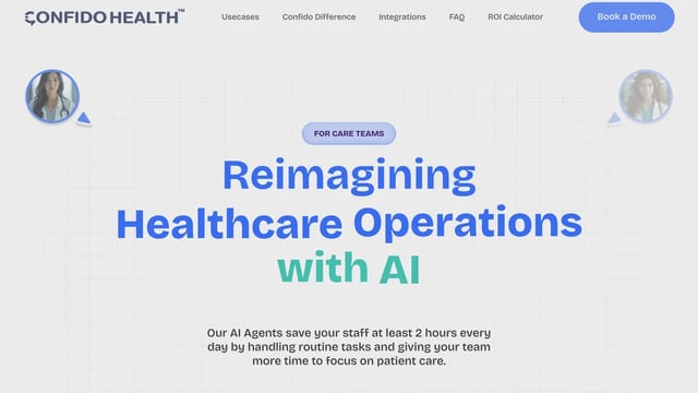 Screenshot for Confido’s AI gets $10M to kill the doctor’s phone tree