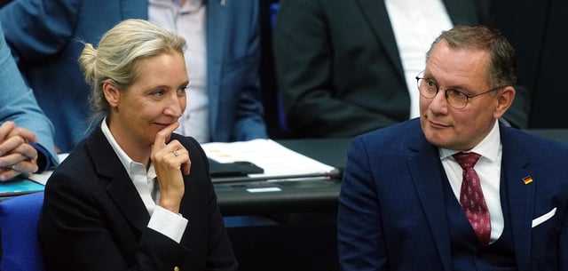 Die AfD-Chefs Alice Weidel und Tino Chrupalla