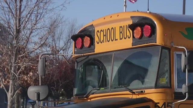 FILE - A close-up of a school bus. (KSTP-TV)