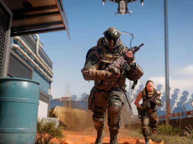 Call of Duty: Black Ops 7 multiplayer reveal screenshots show combat, weapons, score streaks, and maps.