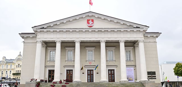 Das Rathaus im litauischen Vilnius