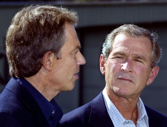 Tony Blair wrote to George W. Bush "I will be with you, whatever" in the run-up to the US-led invasion of Iraq