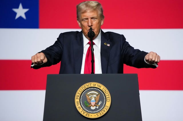 Zehn Tage vor Bekanntgabe des diesjährigen Friedensnobelpreisträgers hat US-Präsident Donald Trump die Auszeichnung erneut für sich beansprucht. Alles andere wäre "eine Beleidigung" für die Vereinigten Staaten, sagte er.