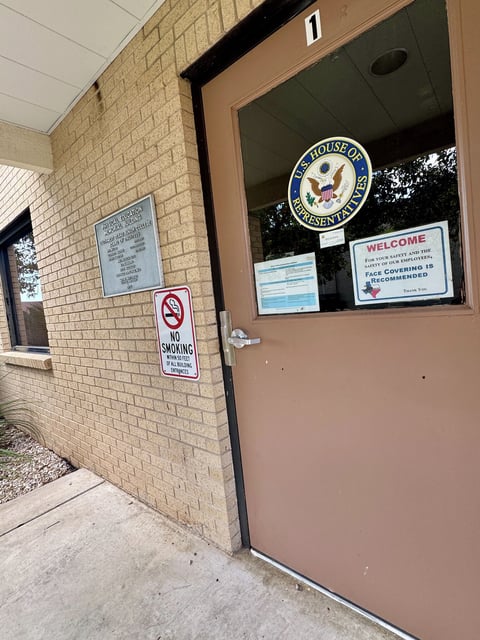 U.S. Rep. Tony Gonzales' office in Uvalde.