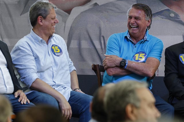 Tarcísio de Freitas defende votação de anistia que beneficie o ex-presidente Jair Bolsonaro