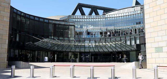 Der Landtag von Nordrhein-Westfalen in Düsseldorf