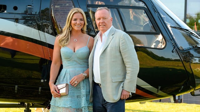 Baroness Mone with Douglas Barrowman, her husband