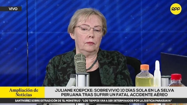 Juliane Koepcke estuvo esta mañana en Ampliación de Noticias.