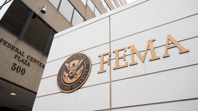 FEMA (Federal Emergency Management Agency) Headquarters is seen in Washington, DC, February 11, 2025. President Donald Trump launched a fresh attack Tuesday on the US federal disaster agency FEMA, calling for it to be shut down and its duties instead handed to individual states. (Photo by SAUL LOEB / AFP) (Photo by SAUL LOEB/AFP via Getty Images)          