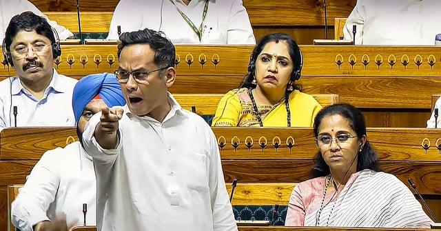 Congress MP Gaurav Gogoi (file photo)