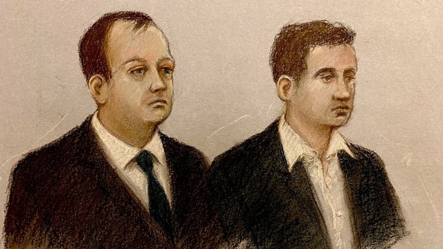 Christopher Berry, left, and Christopher Cash at Westminster magistrates’ court last year