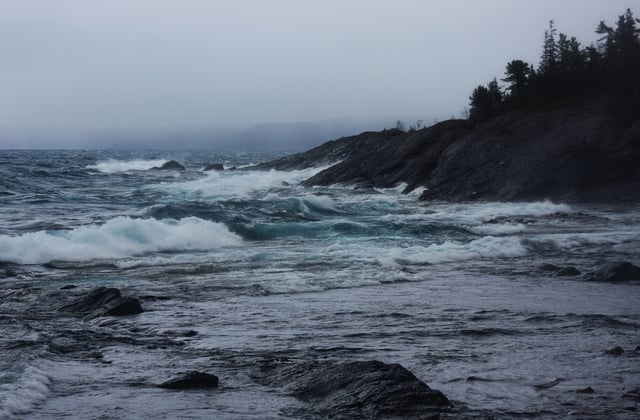 Waves on Lake Superior