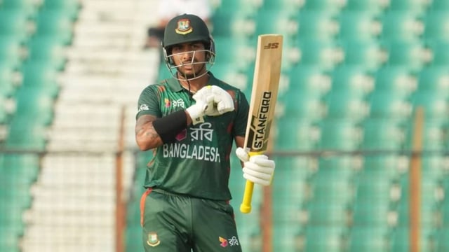Soumya Sarkar during ODI series against Sri Lanka in 2024 | Image: BCB