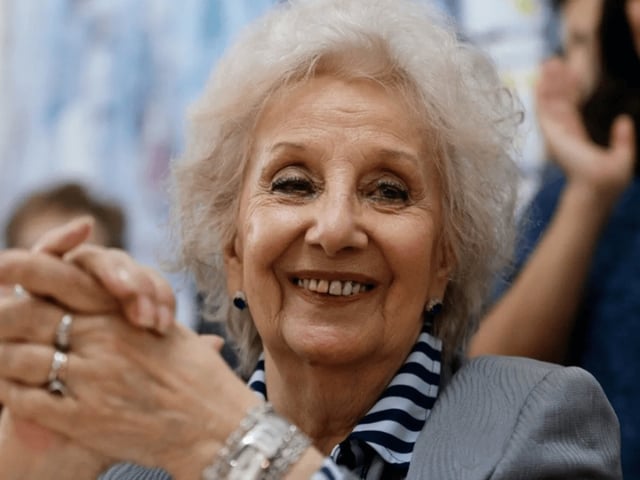Estela de Carlotto cumplirá 95 años el próximo 22 de octubre.