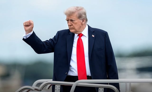 Envía Trump submarinos nucleares a costa de Rusia por precaución