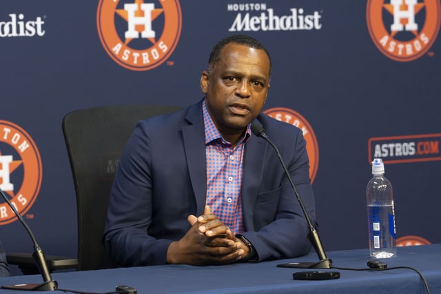 Dana Brown declined to address speculation about his contract status but reiterated that he expects to be the Astros' general manager.