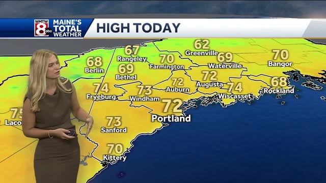 Maine's Total Weather says there will be plenty of sunshine throughout the week, including on Sunday for the Maine Marathon.