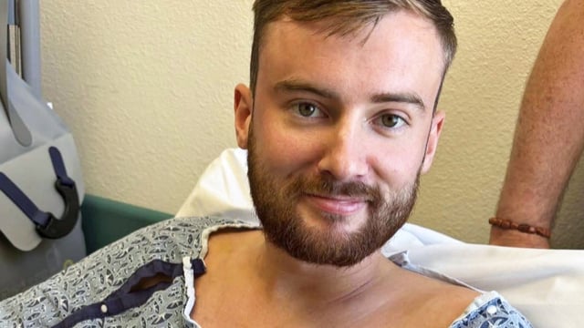 Mitchell Deakin, from Lancashire, is recovering in hospital after sustaining a fractured pelvis, broken ribs, a perforated lung and a damaged kidney