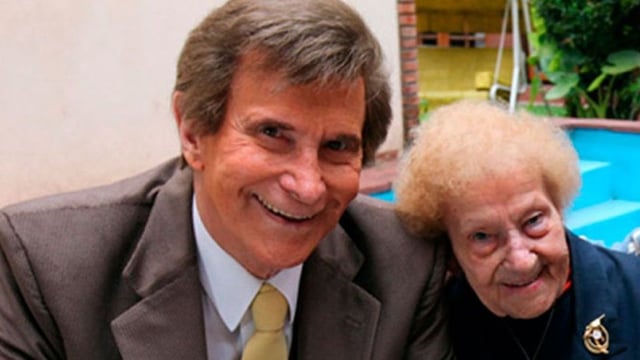 Silvio Soldán: aquí, junto a su madre Genoveva.