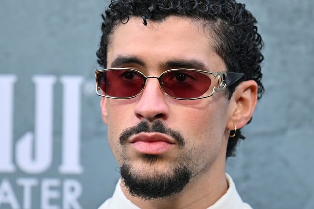 Bad Bunny lors d'une première à New York, le 26 août 2025