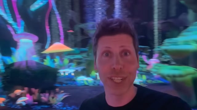 Una versión digital de Sam Altman, el CEO de OpenAI, en un video hecho por Sora 2