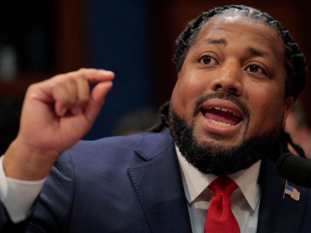 Gregory Jackson Jr., former deputy director of the White House Office of Gun Violence Prevention, testifies before the House Oversight and Government Reform Committee at the U.S. Capitol on September 18, 2025 in Washington, DC. In the face of Republicans seeking to expand their control over the federal city, Mayor Muriel Bowser has described her cooperation with the White House on law-and-order as a "productive partnership;" while DC Attorney General Brian Schwalb has sued the administration of President Donald Trump twice, writing that the takeover of the city's police is both "un-democratic and un-American." (Photo by Chip Somodevilla/Getty Images)