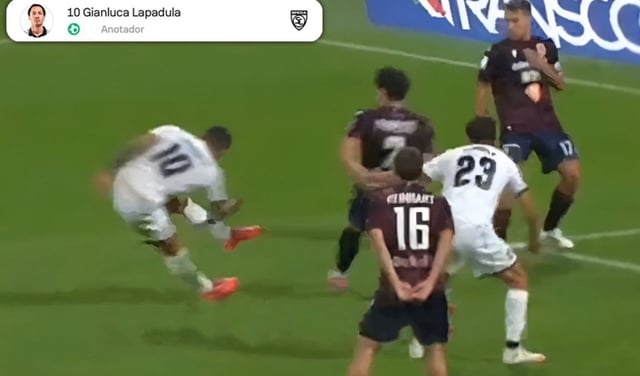 Gianluca Lapadula volvió a marcar con Spezia ante Reggiana por la Serie B: lleva 2 anotaciones en Italia