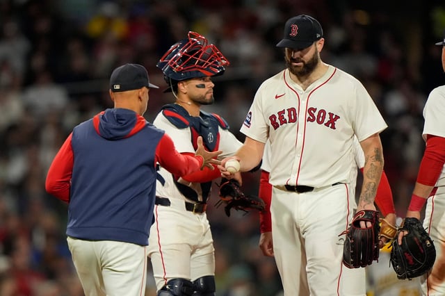 Lucas Giolito exits a Red Sox start against the Athletics on Sept. 17.