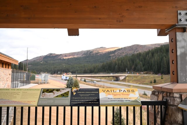 CDOT opens its new rest area on Interstate 70 near Shrine Pass Road on Vail Pass on Sept. 30, 2025. (Photo by RJ Sangosti/The Denver Post)