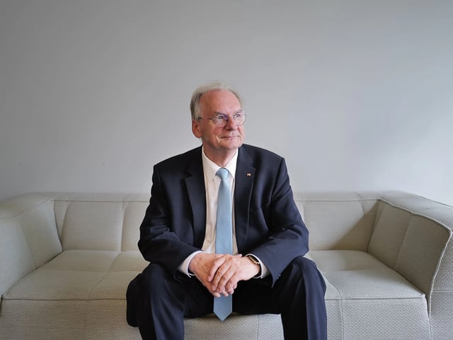 Ministerpräsident Reiner Haseloff im Gespräch mit dem FOCUS: In der CDU Sachsen-Anhalt gebe es mehrere, die die AfD bekämpfen könnten, sagt er