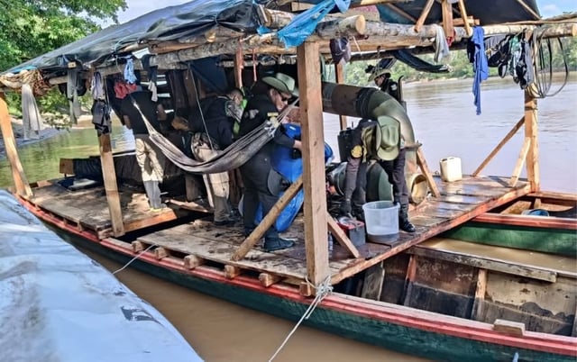 Combaten la minería ilegal