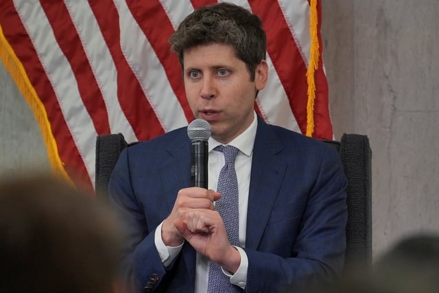 OpenAI CEO Sam Altman speaks during the Federal Reserve's Integrated Review of the Capital Framework for Large Banks Conference in Washington, D.C., U.S., July 22, 2025. REUTERS/Ken Cedeno